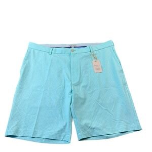 Peter Millar Green Skull Crossbones AOP Performance Golf Short Size 38 NWT